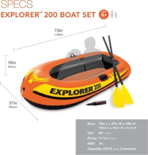 Intex Explorer Inflatable Boat Series Review