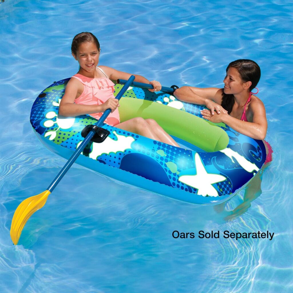 Poolmaster 87320 Swimming Pool and Lake Inflatable Boat, Deep Sea, one size, One Color