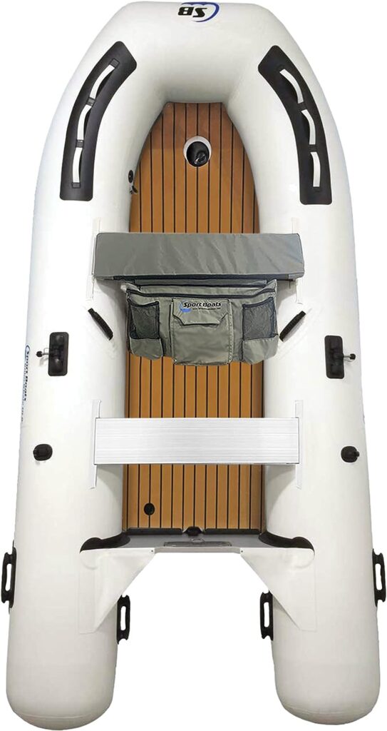 Inflatable Sport Boats - Swordfish 10.8 - Model SB-330A - Air Deck Floor Premium Heat Welded Dinghy with Seat Bag